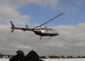 Hubschrauber über Spiekeroog